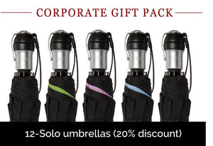 SOLO CORP GIFT PACK - 12 UNITS Davek Umbrellas 